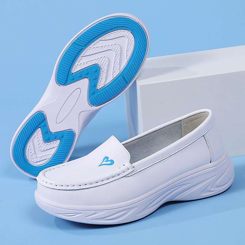 Women's Air Cushion Soft Sole Breathable Shoes - Comfortable & Versatile for Hospital Work