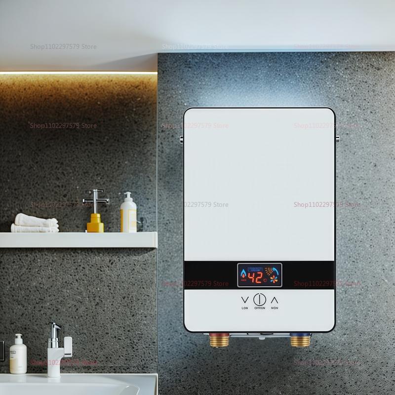 Portable Instant Electric Water Heater, Suitable for Household Use, Fast Heating, Kitchen and Bathroom, Waterproof