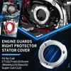 GFARDMOTO Motorcycle Right Engine Guard Slider Ring Engine Stator Guard Case Crash Cover Protector