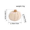 New Knitted Pumpkin Decorative Ornaments Diy Hand-woven Colorful Pumpkin Party Layout Props