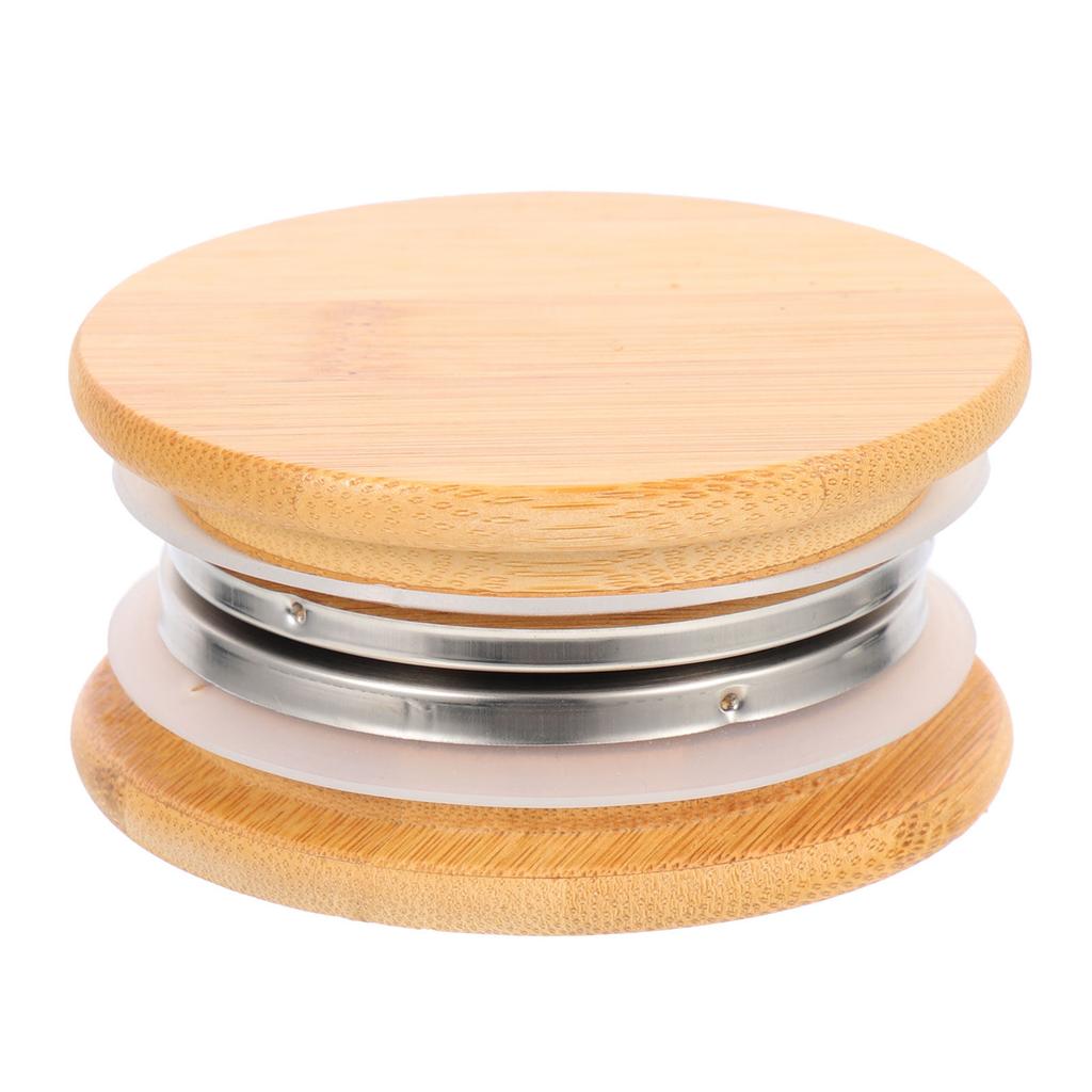2Pcs Stainless Steel Water Pitcher Lid Tear-Resistant Silicone Ring Sealing Replacement Filter Cover Household Tea Pot Lid