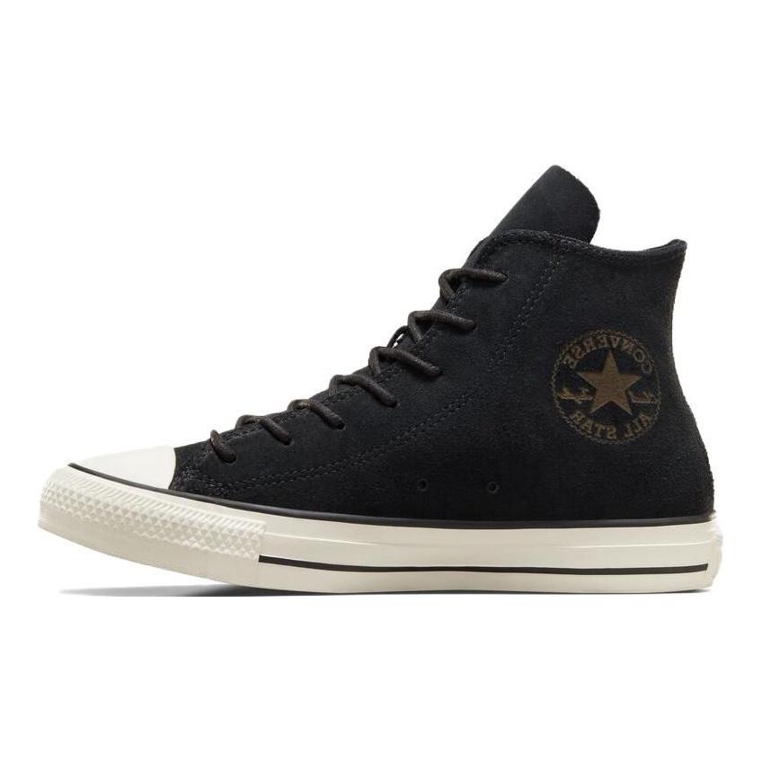 Converse Chuck Taylor All Star High Mono Suede - Black Women Sneakers Egret A04637C