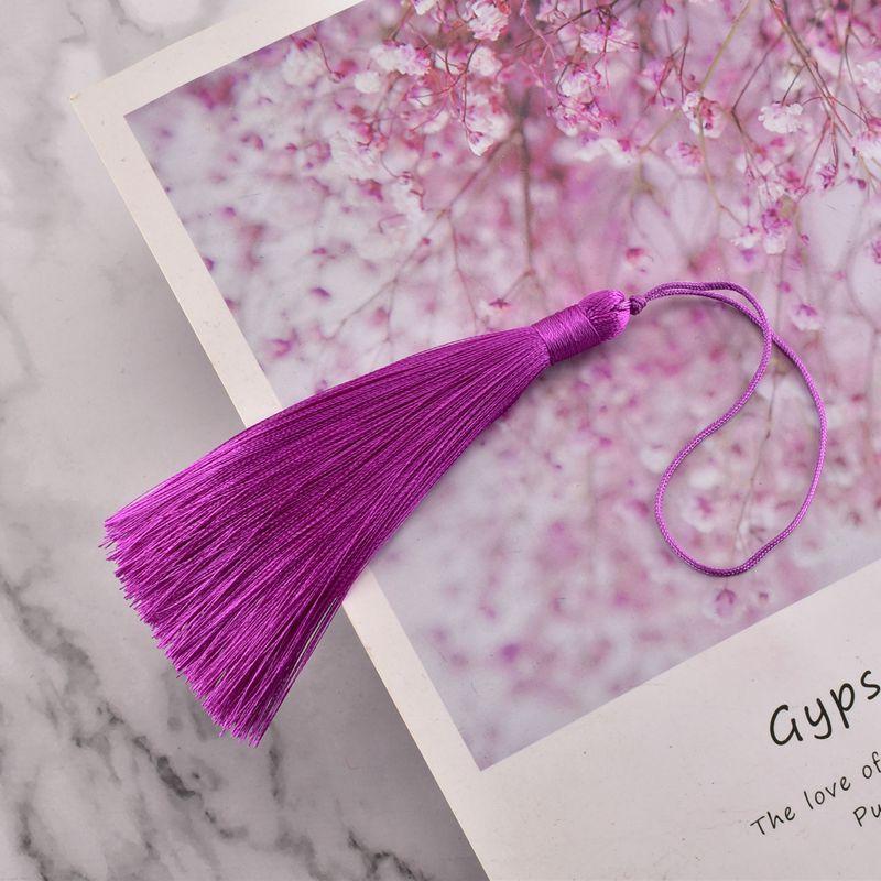 10CM Ice Silk Tassel Tassels Ancient Style Sachet Fan Pendant Bookmark Pendant Ear Diy Handmade Material Fringe Trim