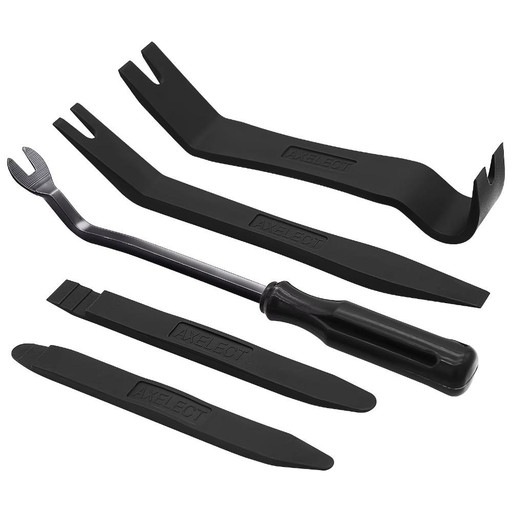 5Pcs Auto Trim Removal Tool Kit No Scratch Plastic Pry Tool Kit - Interior Door Panel Clip Fastener Removal Set For Vehicle Thread Lock3
