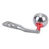 Fishing Reel Power Handle Aluminum Alloy Lightweight Ergonomic Baitcasting Reel Knob Handle Grip Red