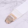 Elegant Wide Elastic Waistband Rhinestone Bow Knot Buckle Ladies Corset Belt Waist Dress Decoration