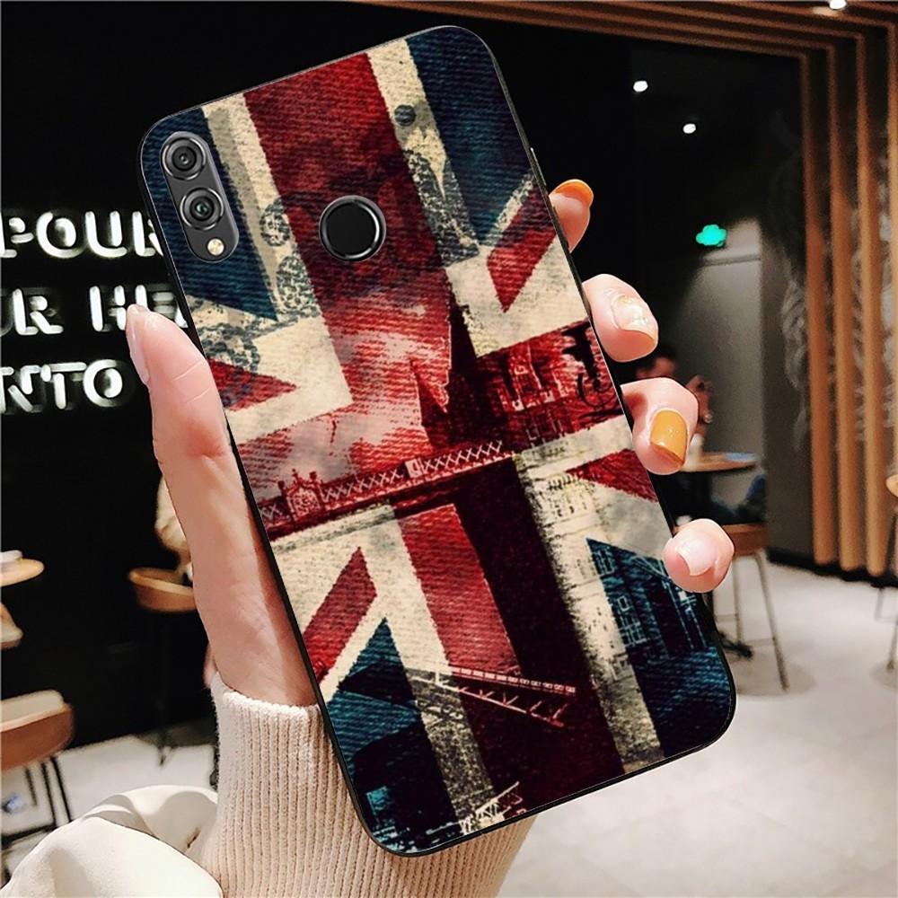 United Kingdom Flag Phone Case For Huawei Honor 10 lite 9 20 7A 9X 30 50 60 70 pro plus Soft Silicone Cover