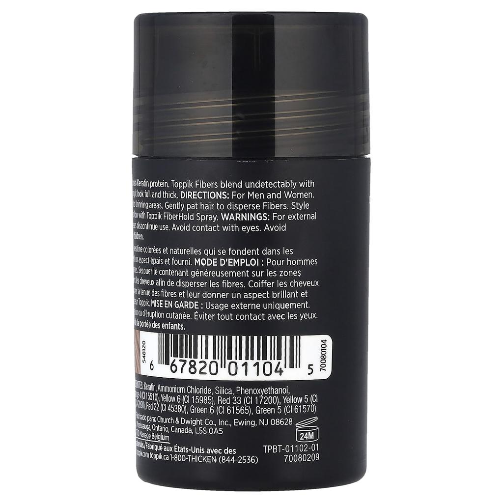 Toppik, Hair-Forming Fiber, Light Brown, 12g (0.42oz)