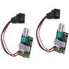 2PCS ABS Motor Speed Controller PWM-DC Motor Speed Regulator 6V12V24V 3A Speed Control Switch With Forward And Reverse Rotation
