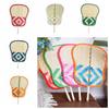 Hand-wove Bamboo Weaving Fan Old-fashioned Plantain Fan Portable Hand Cattail Fan  Summer Cooling