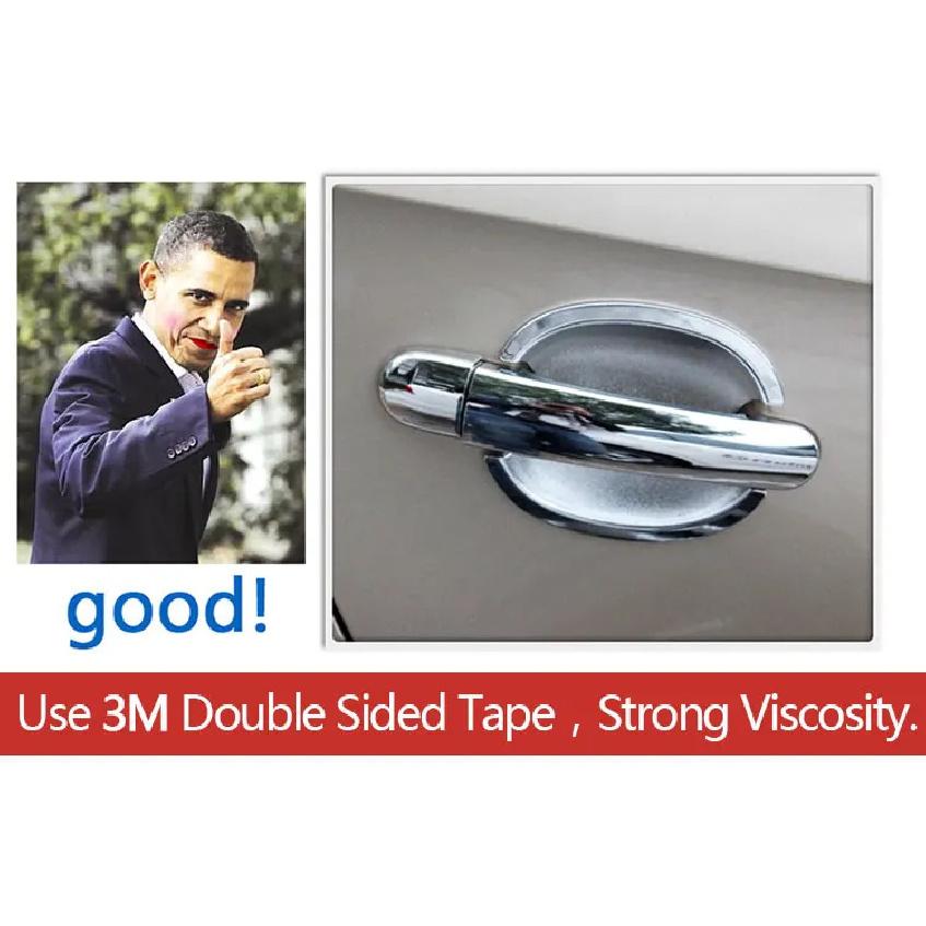 For Nissan Tiida C11 2004-2011 Chrome Door Handle Covers Tiida Latio Versa Trazo Sedan 2006 Accessories Stickers Car Styling