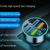 Dual USB Output 5 Ports Car Chargers Fast Charging Car Charger Adapter  Car Accessories
