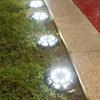 Waterproof Solar Ground Lights for Outdoor Courtyards, Gardens, and Lawns - Landscape Decoration with Ground Insert Option.