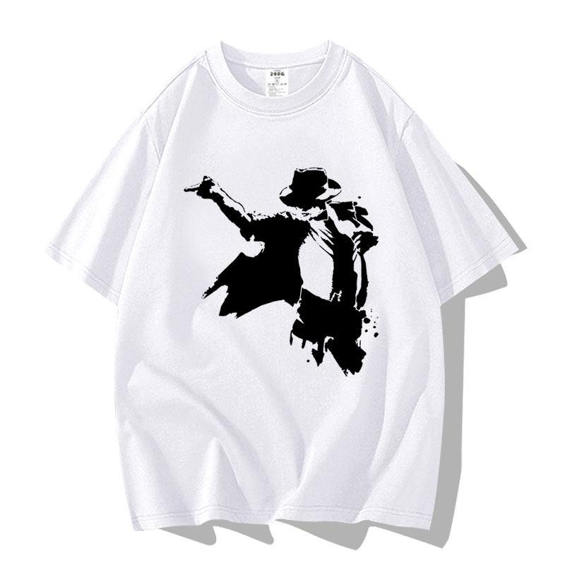 2026 Limited Edition Michael Jackson Pattern Men and Women New Summer T-shirts for Adults Parents and Children Cotton T-shirts