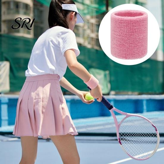 Running Wristband Terry Cloth Wrist Sweatband Breathable Absorbent Sports Band Men Women Athletic Football Volleyball Basketball Tennis