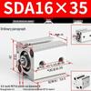 SDA Series Pneumatic Cylinders: Sizes 12 to 100mm, Stroke 35 to 90mm