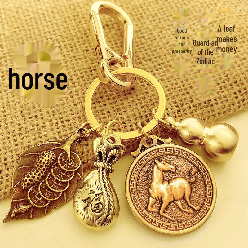 Overnight Wealth Charm: Zodiac Lucky Bags, Money Bags, Key Chains, Car Pendants, and Fortune Accessories for Men and Women.