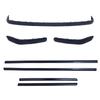 Compatible Golf 4 Bumper and Door Trim Strips for 2004-2008 Models - Anti-Collision Design