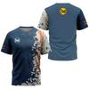 Summer Round Neck 3D BUFF Print Top Fashionable Casual Sport Short Sleeved Men's T-shirts