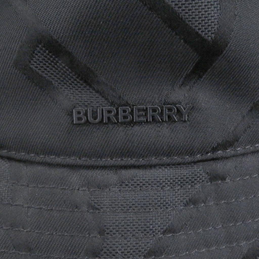 Excellent BURBERRY Hat TB Logo All-over Print Bucket Hat with Metal Logo Used