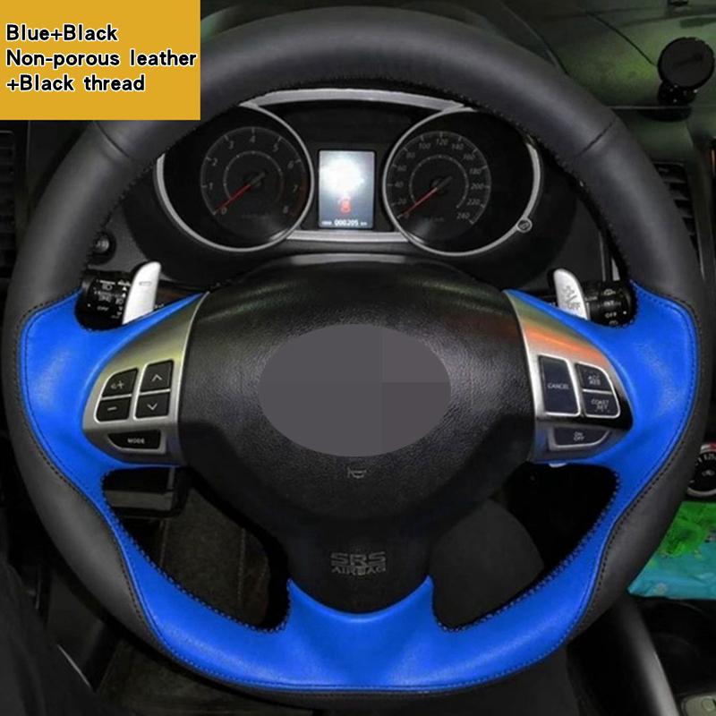 Car Steering Wheel Braid Cover 100% Fit For Mitsubishi Lancer EX 10 Lancer X Outlander ASX Colt Pajero Sport Car Products