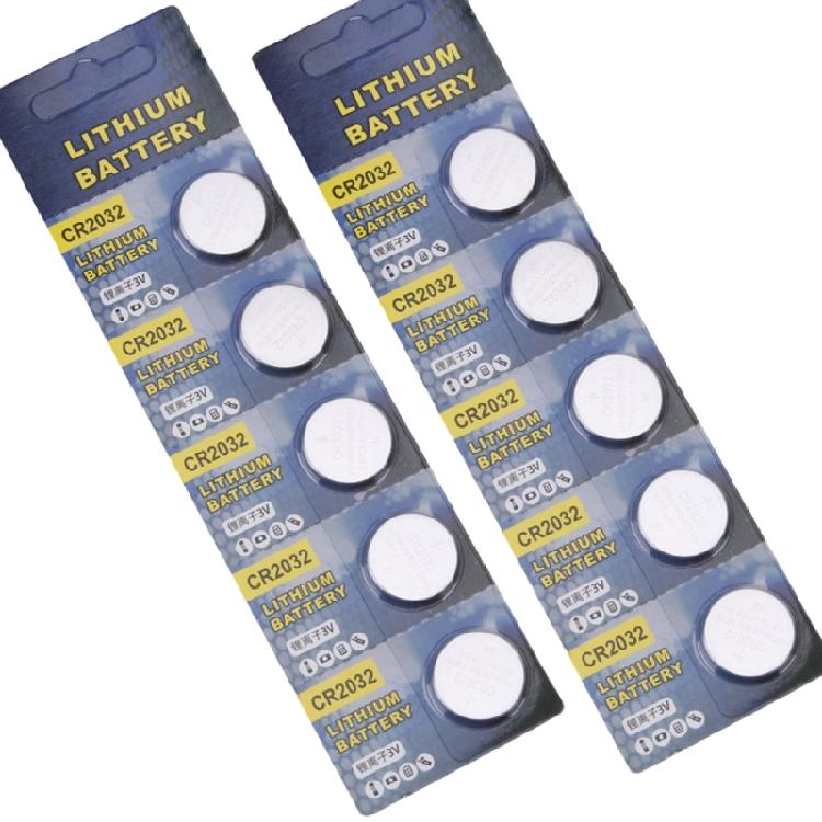 CR2032 Battery 3V Lithium Battery Coin Cell Batteries 5 Pack used for Tuners