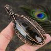 Smoky Topaz Gemstone Copper Wire Wrap Jewelry Pendant 3.74