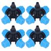 20Pcs Cross Spray Nozzle Irrigation Cross Atomization Micro Nozzle for Lawn Garden Terrace