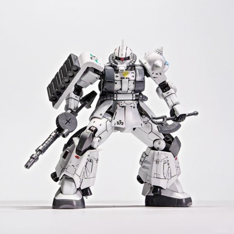 Hg 1/144 Zaku Ms-06R-1A Assembly Model Kit Action Figures Cool Action Figure Kid Educational Toys Boy Surprise Gifts Collection