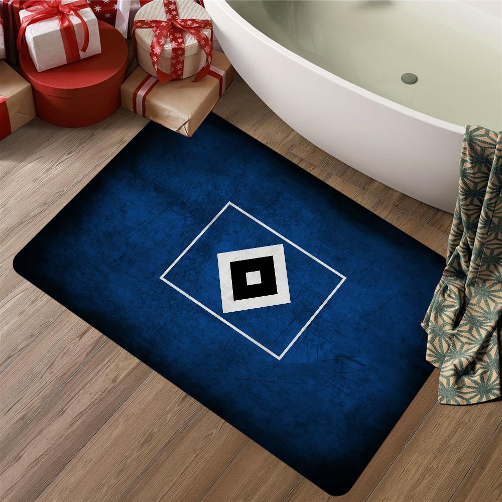 H-Hamburger SV Team Hallway Carpet Non-Slip Laundry Room Mat Laundry Decor Balcony Child Living Room Toilet Rug