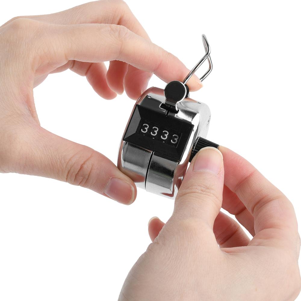 4-Digit Hand-Held Digital Tally Counter Golf Clicker Training Mini Mechanism Number Counter for Sports And Games 1