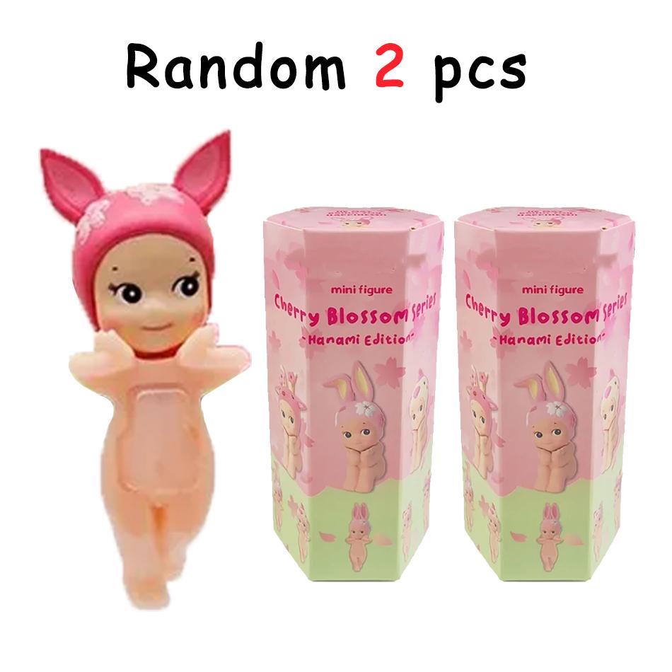 / New  Selling S Angels Cherry Blossom Series Anime Figures Ornaments Dolls Fans Children Birthday Gift Random