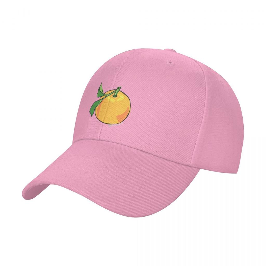 Orange Baseball Cap Icon Golf Cap Fun Hats Women Hats Men's