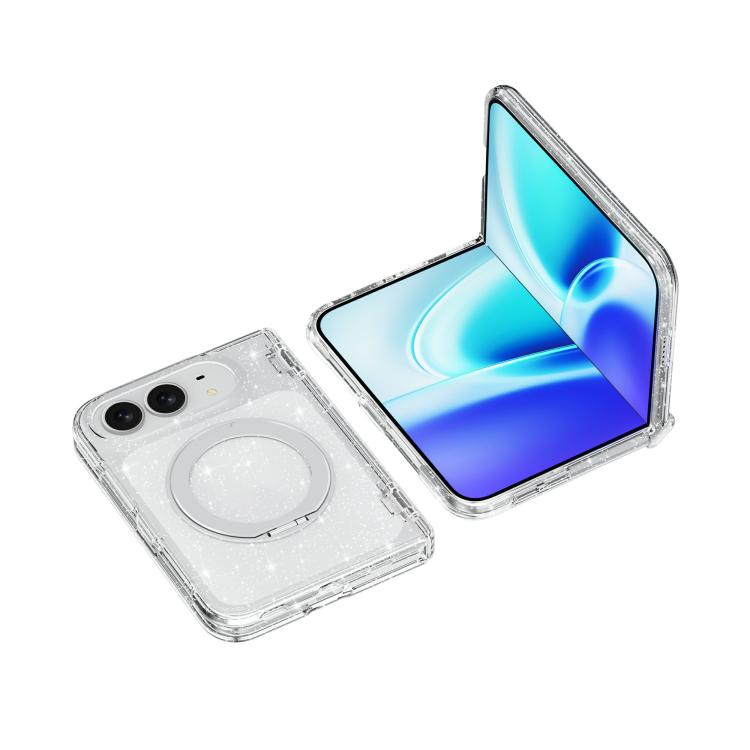 Terminator Style Glitter Powder Magnetic Holder Phone Case