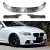 3Pcs High Quality PP Front Bumper Lip Spoiler Splitter Protection Trim Lip Cover Fit For BMW 5 Series F10 F11 M Sport 2011-2017