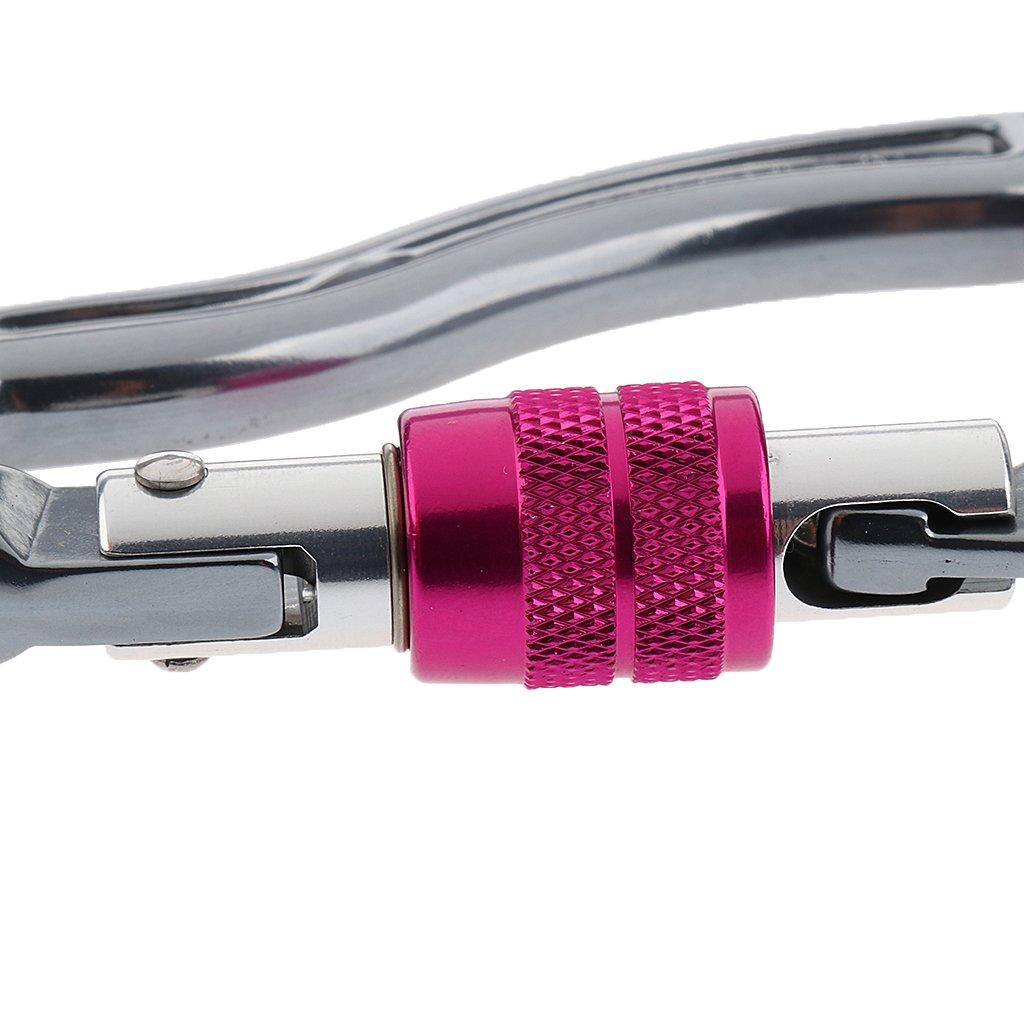 Sharplace Screw Climbing Carabiner 25kn Red [No Item]