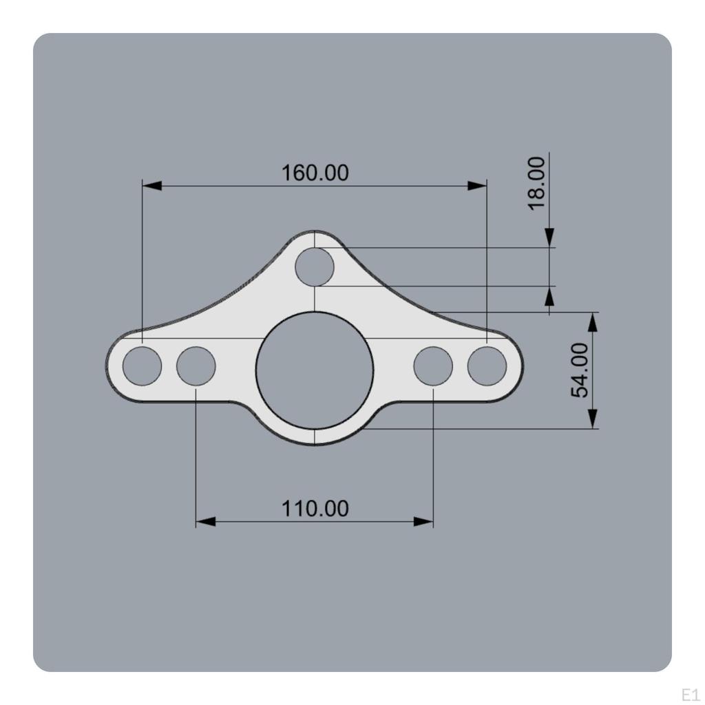Fitnessstudio-Umrüstplatte Gebürstetes Finish Doppel- zu Einzel-Riemenscheibenadapter