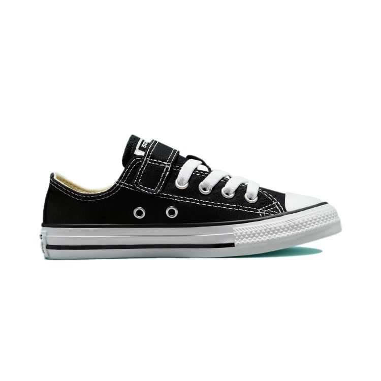 Converse Chuck Taylor All Star Easy-On Low PS Black White Kids Sneakers Natural 372881C
