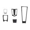 6Pcs Carbon Fiber Console Gear Shift Cover Trim For Porsche 718 Boxster Cayman
