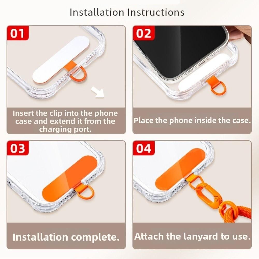 Adjustable Crossbody Phone Strap with Patch Neck Rope Mobile Phone Lanyard  Cell Phone Accessories