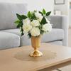 Decorative Wedding Flower Vase Golden Simulated Flower Holders Creative Dried Flower Pot  Ceremony