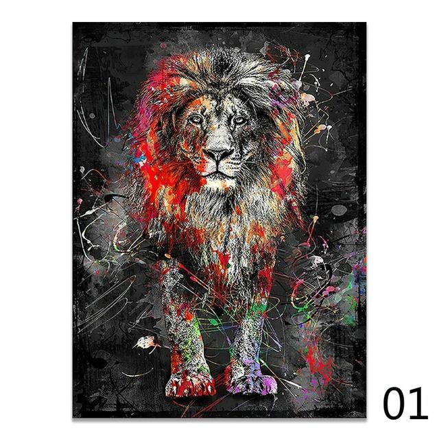 Настенный художественный принт на холсте — фото 8