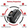 Universal 18V Lithium Battery for Makita Power Tools