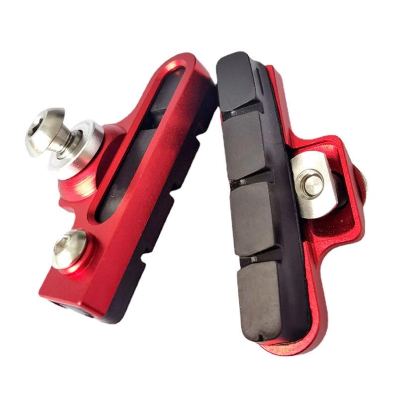 

1Pair Folding Bike C Caliper Brake Pad Road Bike Brake Pad Wear Resistant Brake Block Cycling Accessories Enduring