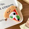 Pizza Plush Charming Toy Keychain Cute Cheese Accessory Perfect For Gifts