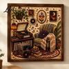 Decorative Crafting Supplies Vintage Room Diamond Painting Kit, DIY Art with Cozy Cottage Scenes, by Numbers Alternative Complete Tools Set