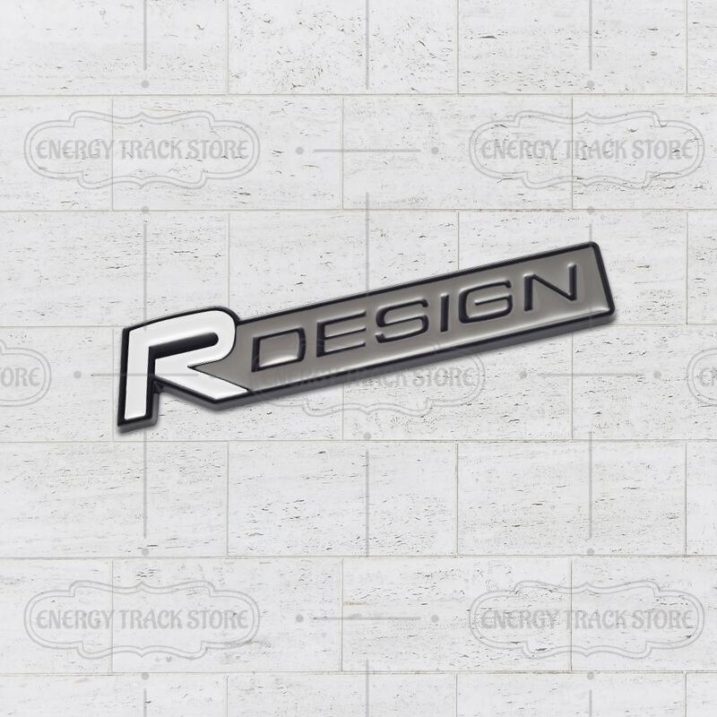 Samolepka na auto Logo R Design Znak na přední mřížku Znak na boční blatník Znak na zadní kufr Pro Volvo V60 S40 S60 XC40 XC60 XC90 V90 V70 XC70 C70