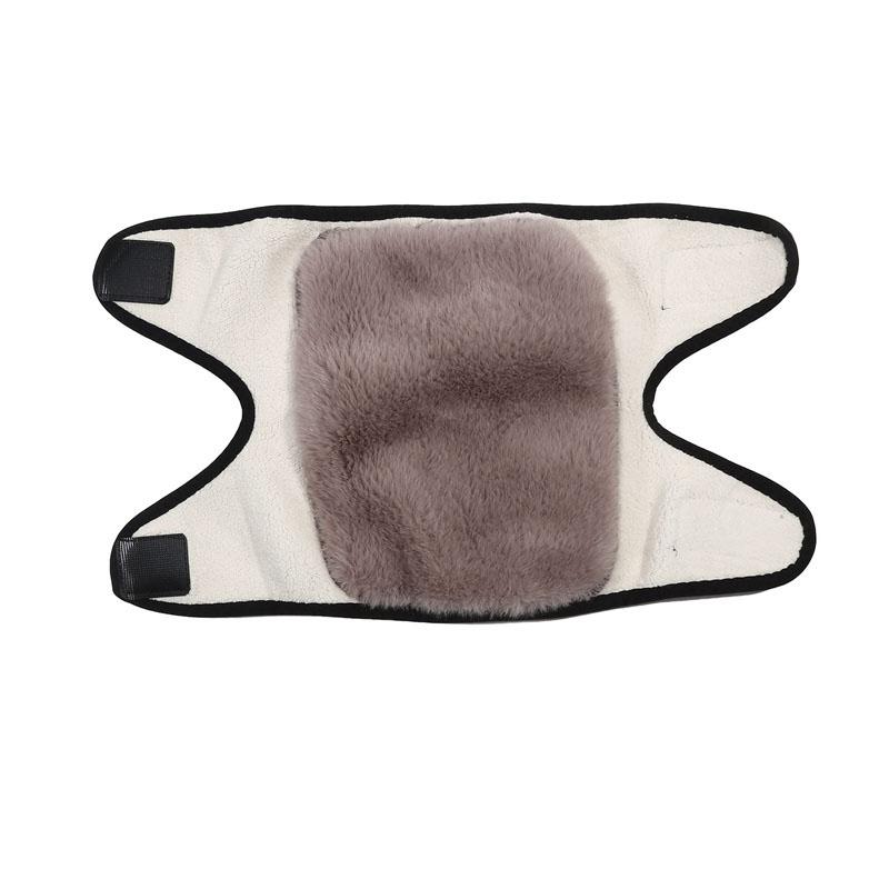 Winter Warm Knee Pads For Leg Warmers Men Old People Cold Leg Arthritis Kneepad Knee Support Fake Rabbit Fur Knee Protector