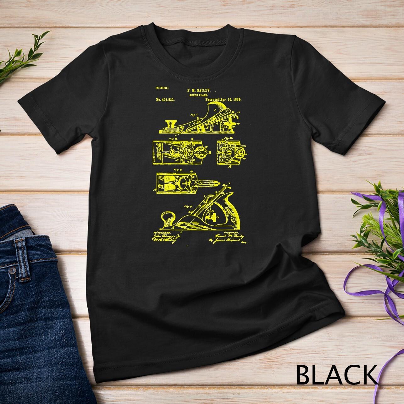 Bench Plane Carpenter Carpentry Woodworking Handyman gift T-Shirt Mens Womens Tees Top Unisex T-Shirt Mens Womens Tees Top 2XL