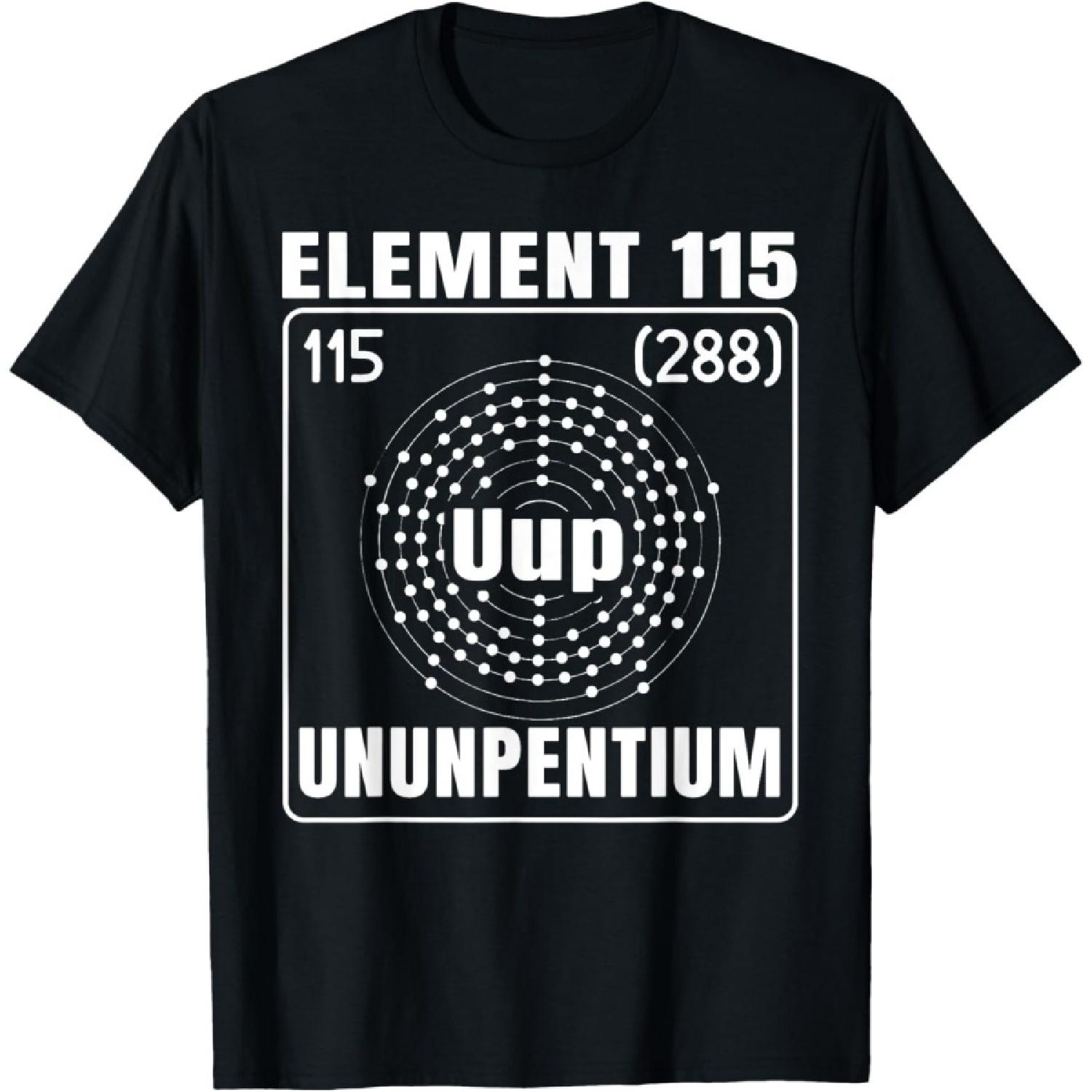 Element 115 Ununpentium UFO Abduction Extraterrestrial T-Shirt S